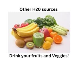Is drinking water the only way to stay hydrated?