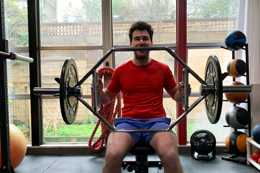 man working out in Next Level Gym